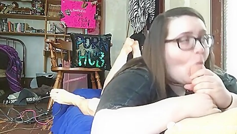 Nerdy Sbbw teenager 18+ Rolls Her Eyes Backwards While I - Teaser Video