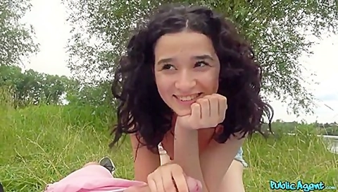 I Saw Spanish Hottie Lying On The Grass On A Towel Near One Of My Favorite Spots By The Water. Mia Did Not Speak Czech, But Spoke A Little English, Enough To Understand What I Wanted When I Offered Her 100 Euro To Show Me Her Tits