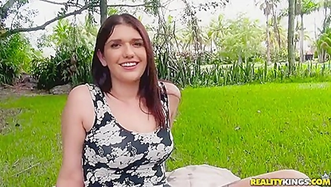 April Dawn Fucks For Money In The Park