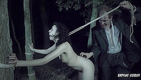 Ronny Rosetti And Khadisha Latina In Halloween Bdsm Story In The Forest With Khadisha