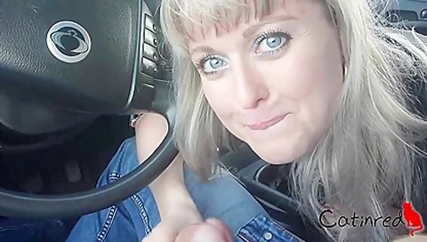Public Blowjob In The Mall Parking Lot