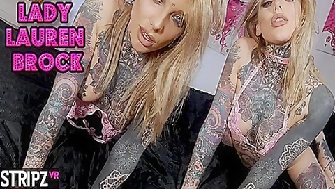 Slut - Tattooed Blonde Solo Model - Lauren Brock