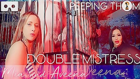 Mia And Aveena - Double Spanking