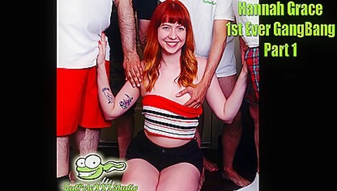 Hannah Grace In 1st Ever Gangbang