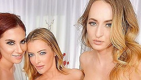 Natasha Starr, Lilian Stone And Sam Shock In These Girls Are Ready To Rumble