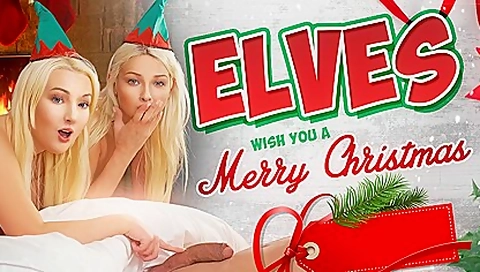 Karol Lilien And Lovita Fate In Elves Wish You A Merry Christmas