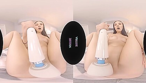 teens 18+ First High Powered Vibrator! With Jasmin Luv