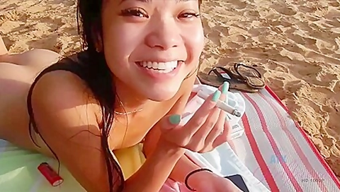 Vina Flashes You While You Explore Until You Hit The Nude Beach - Vina Skyy