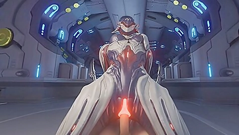Warframe - Garuda Riding With Cgi Girl